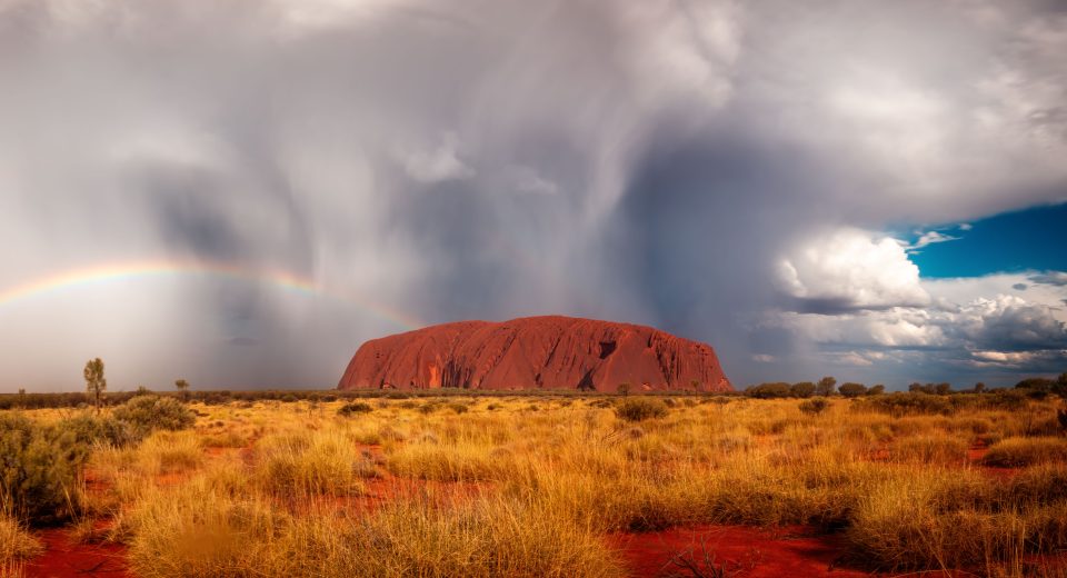 Gewitter über Uluru