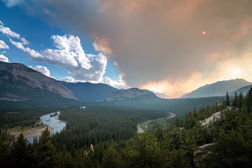Waldbrand in den Rockies