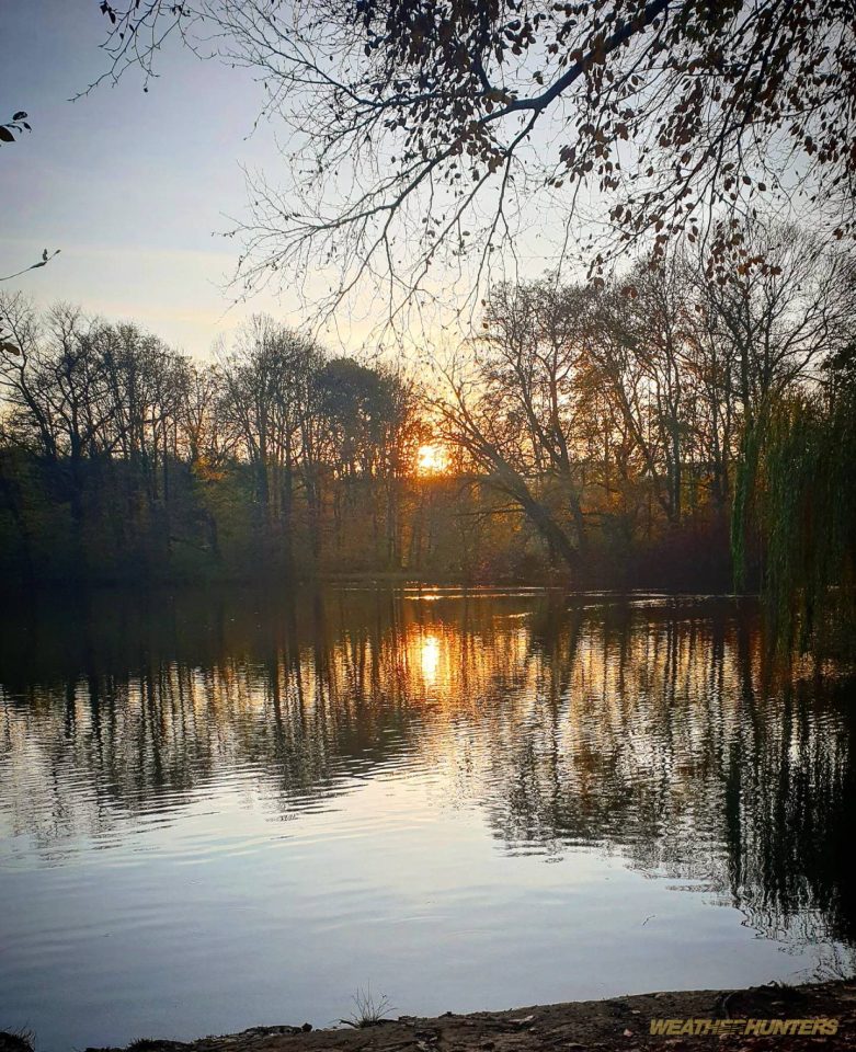 Sonnenuntergang in Chemnitz