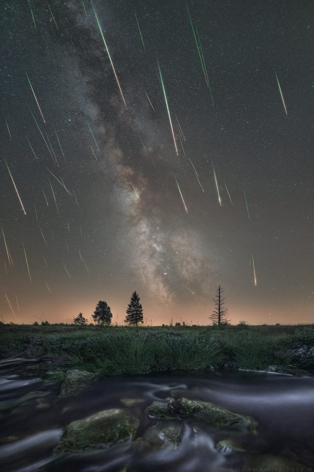 The Perseid And The Milky Way