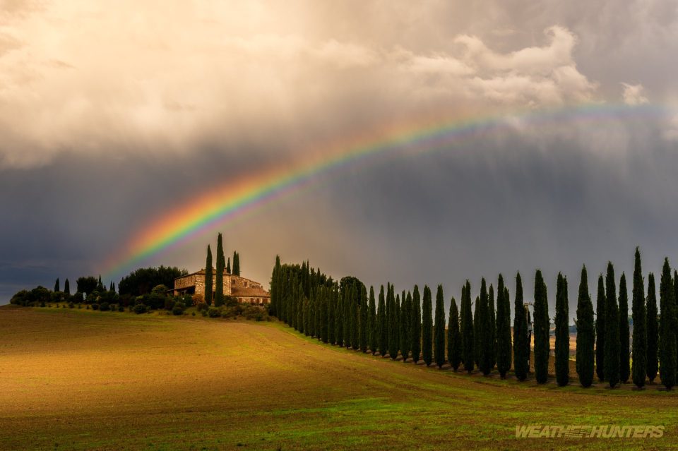 Rainbow in Tuscany
