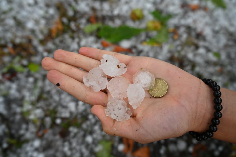 Hagelgewitter – Foto von Sturmjäger Alb-Donau