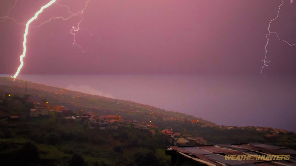 Thunderstorm Madeira island 10.05.2025