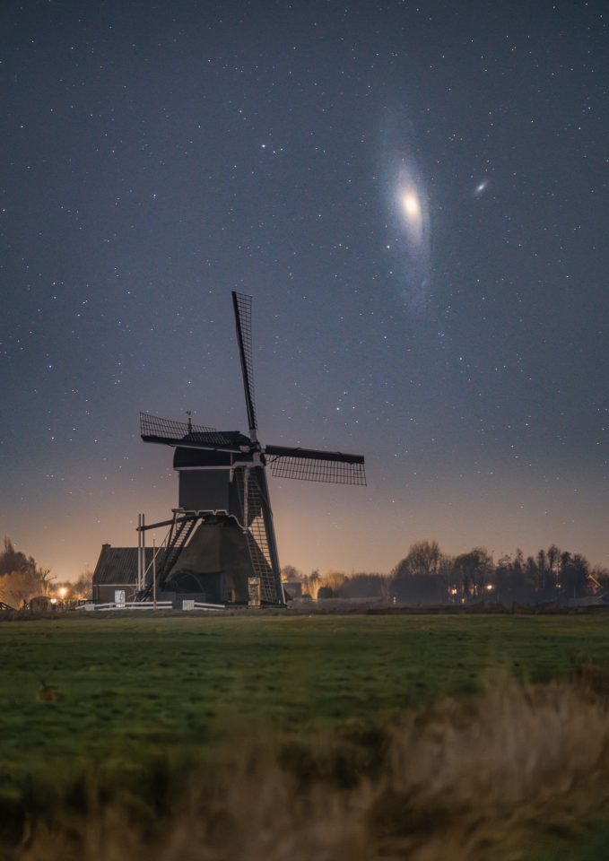 Andromeda and the Windmill