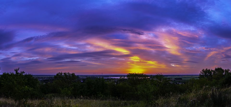 Sonnenaufgang auf dem Ahrensfelder Berg