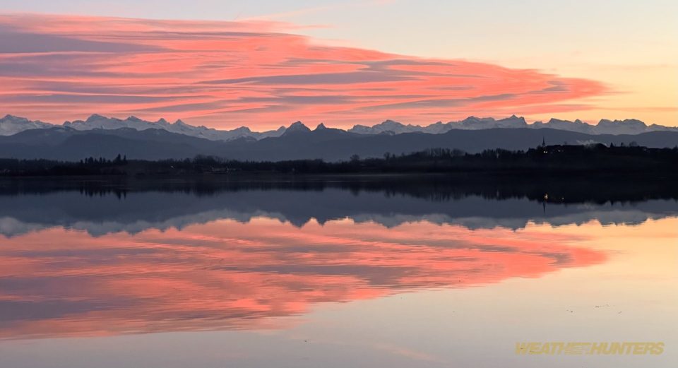 Sonnenuntergang am Pfäffikersee