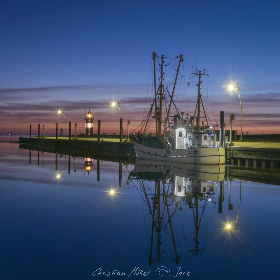 Spiegelung des Abendrotes