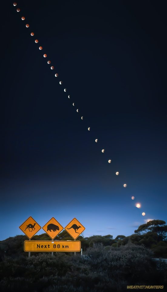 Nullarbor Mondfinsternis