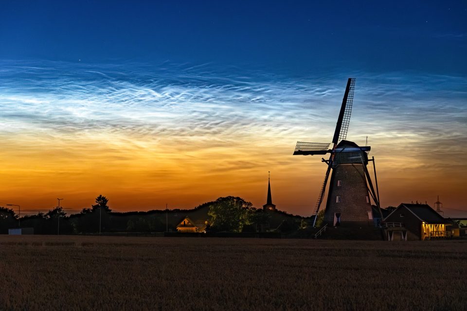 Windmühlen Nacht