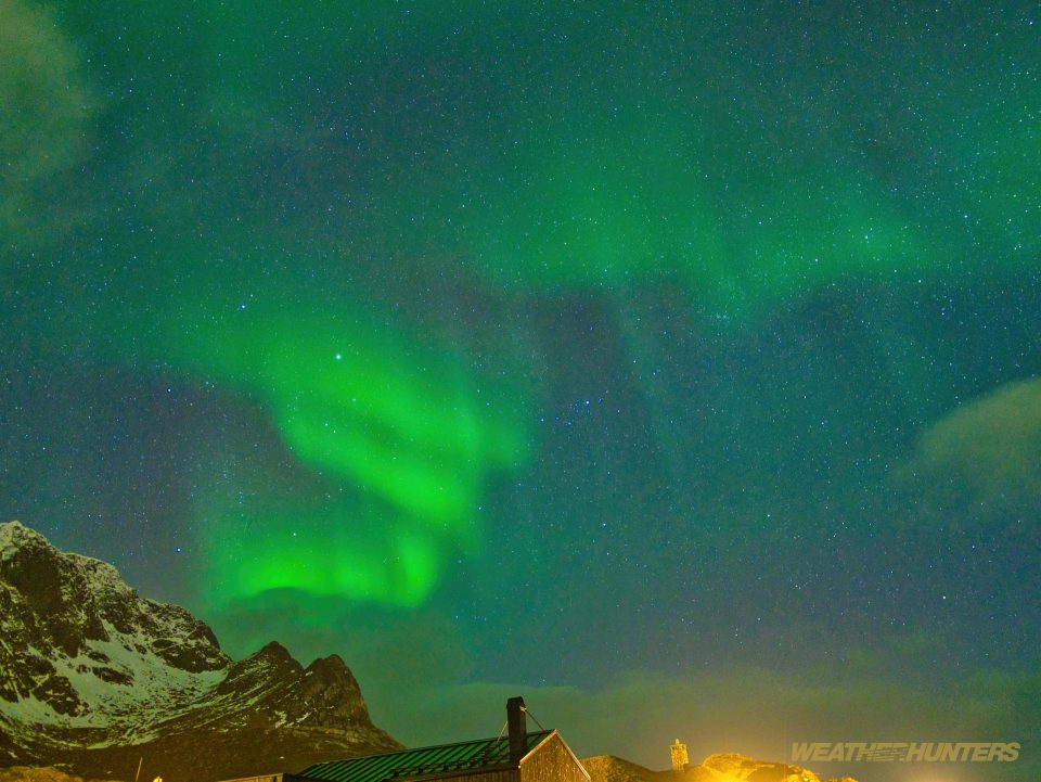 Polarlicht über den Lofoten