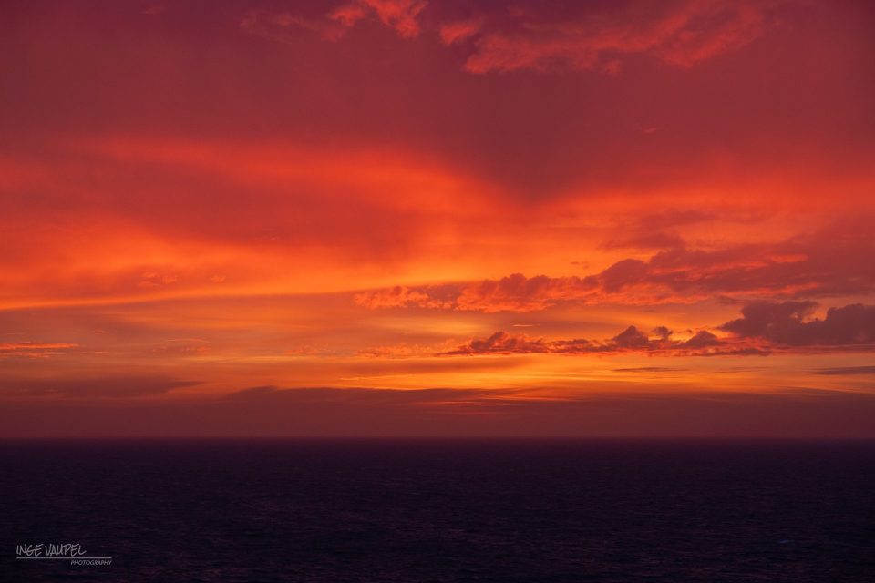 Sonnenuntergang über der Nordsee