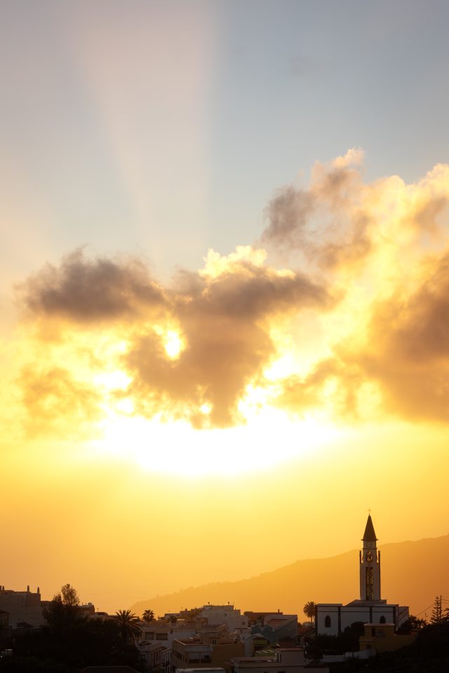 Sonnenuntergang auf La Palma