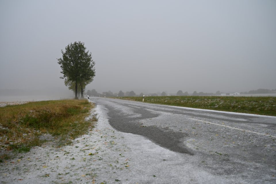 Hagelgewitter – Foto von Sturmjäger Alb-Donau