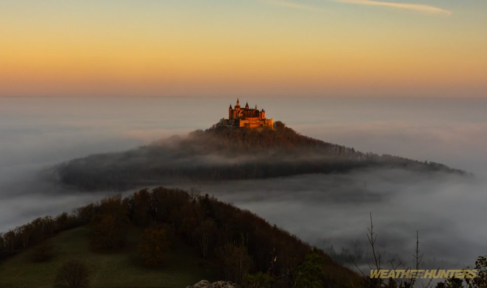 Nebel Burg Hohenzollern