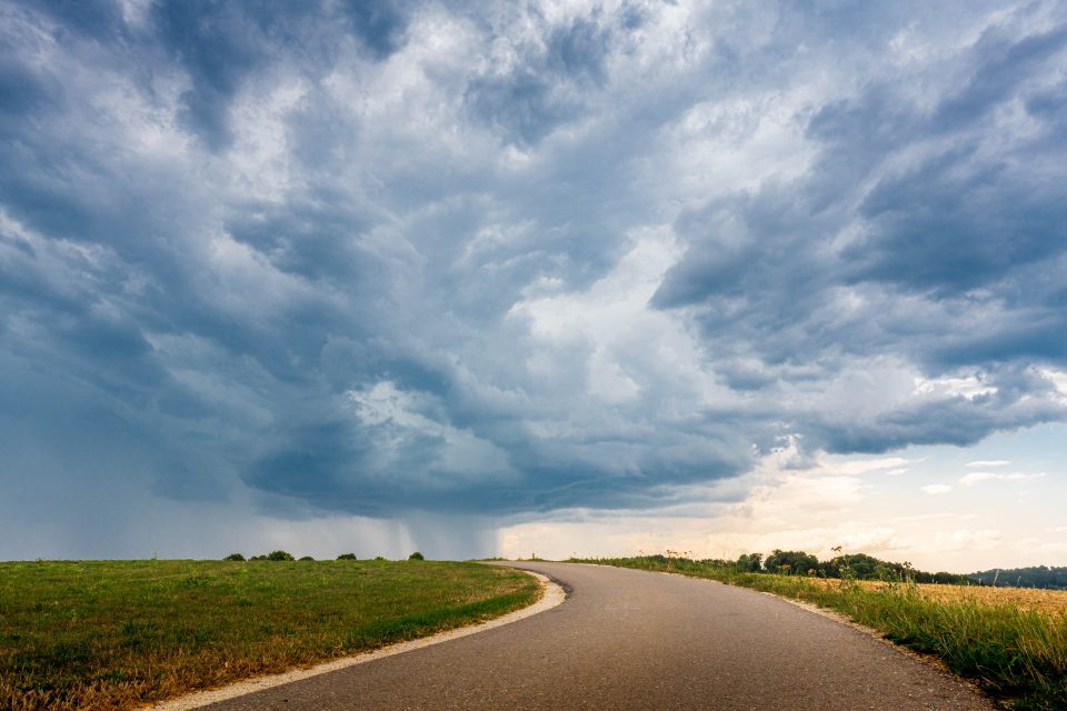 Sommergewitter auf der Schwäbische Alb