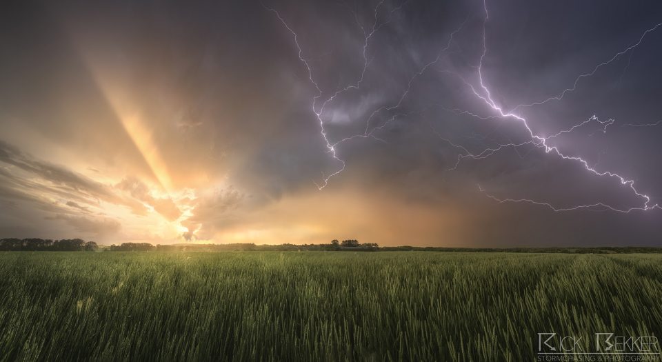 Sunset Lightning