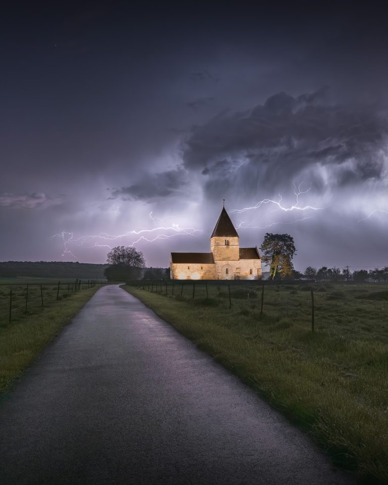 Lightning church
